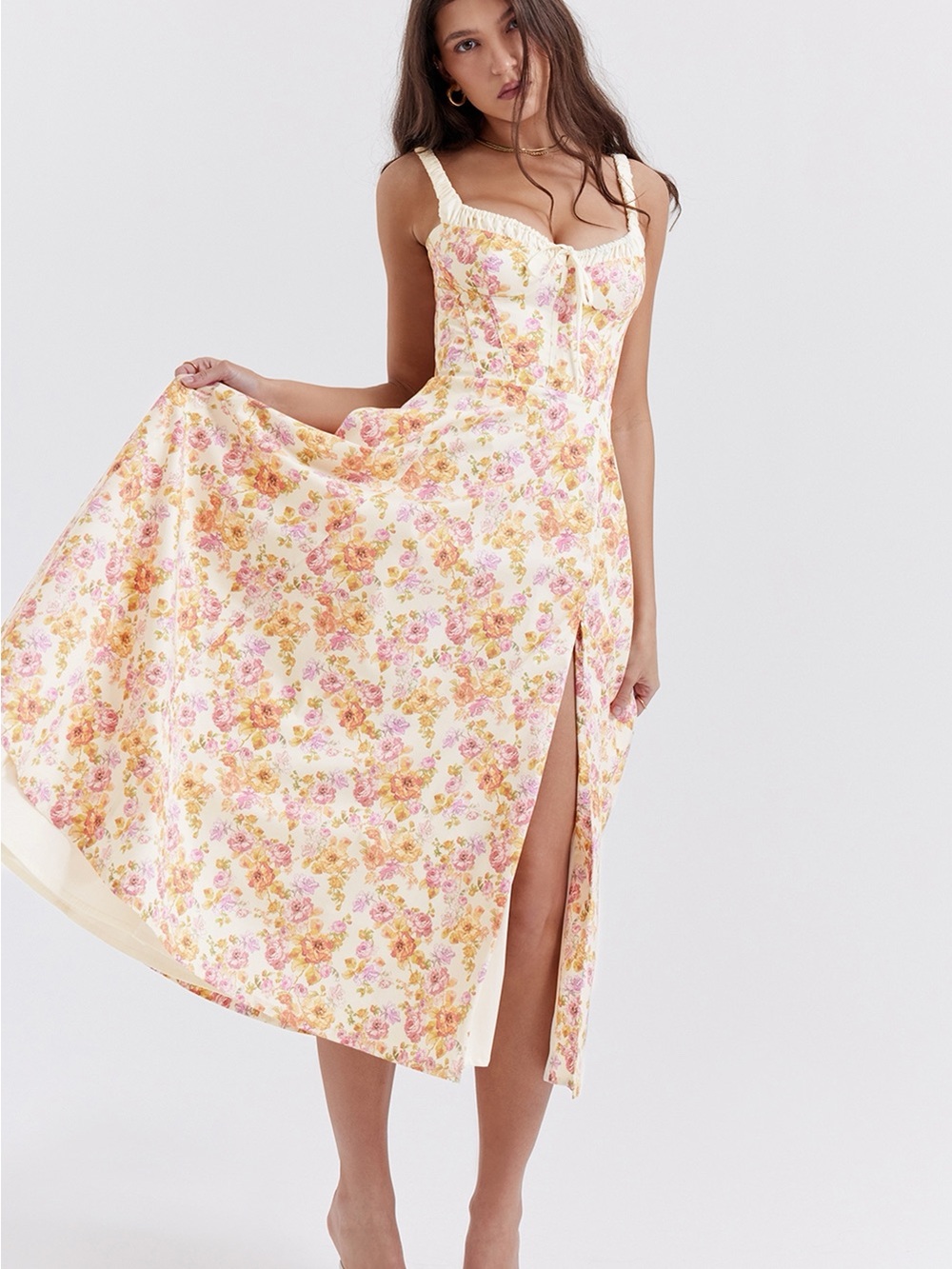 House of CB Sabrina Corset Fit & Flare Dress - Picture 2 of 16
